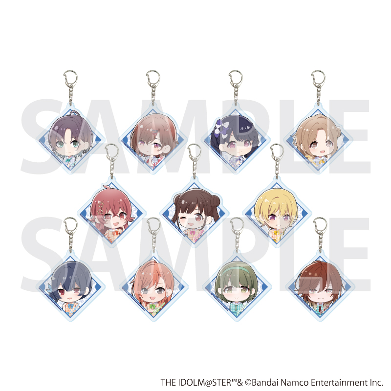 アクリルキーホルダー（単品ランダム）「アイドルマスター シャイニーカラーズ」02/セーラー風アイドル衣装ver. トレーディング(全11種)(ミニキャライラスト)